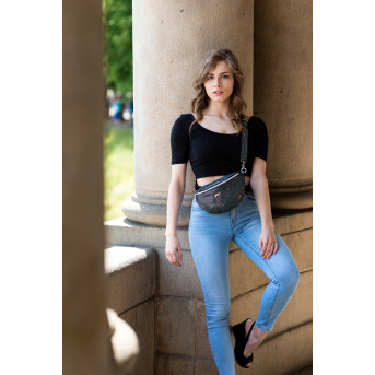 DAMSKA SASZETKA NERKA SKÓRZANA PAOLO PERUZZI Z-15-C