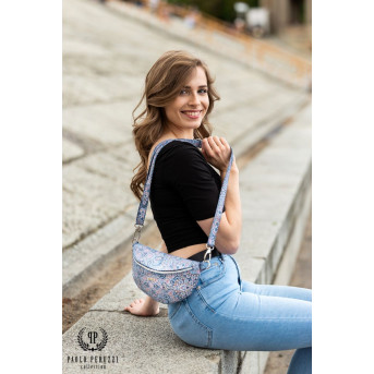 DAMSKA SASZETKA NERKA PAOLO PERUZZI SKÓRZANA Z-15-K