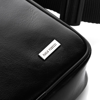 SKÓRZANA SASZETKA MĘSKA NA RAMIĘ PAOLO PERUZZI Z-17-BL