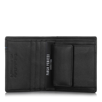 PORTFEL MĘSKI SKÓRZANY PAOLO PERUZZI RFID IN-14-BLU