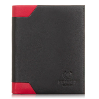 PORTFEL MĘSKI PAOLO PERUZZI SKÓRZANY RFID IN-15-RED